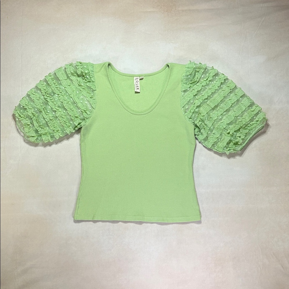 Anthropologie Doran ruffle top
